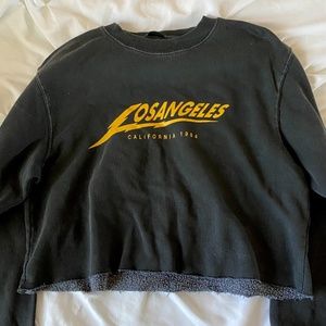 Brandy Melville Los Angeles Cropped Sweater